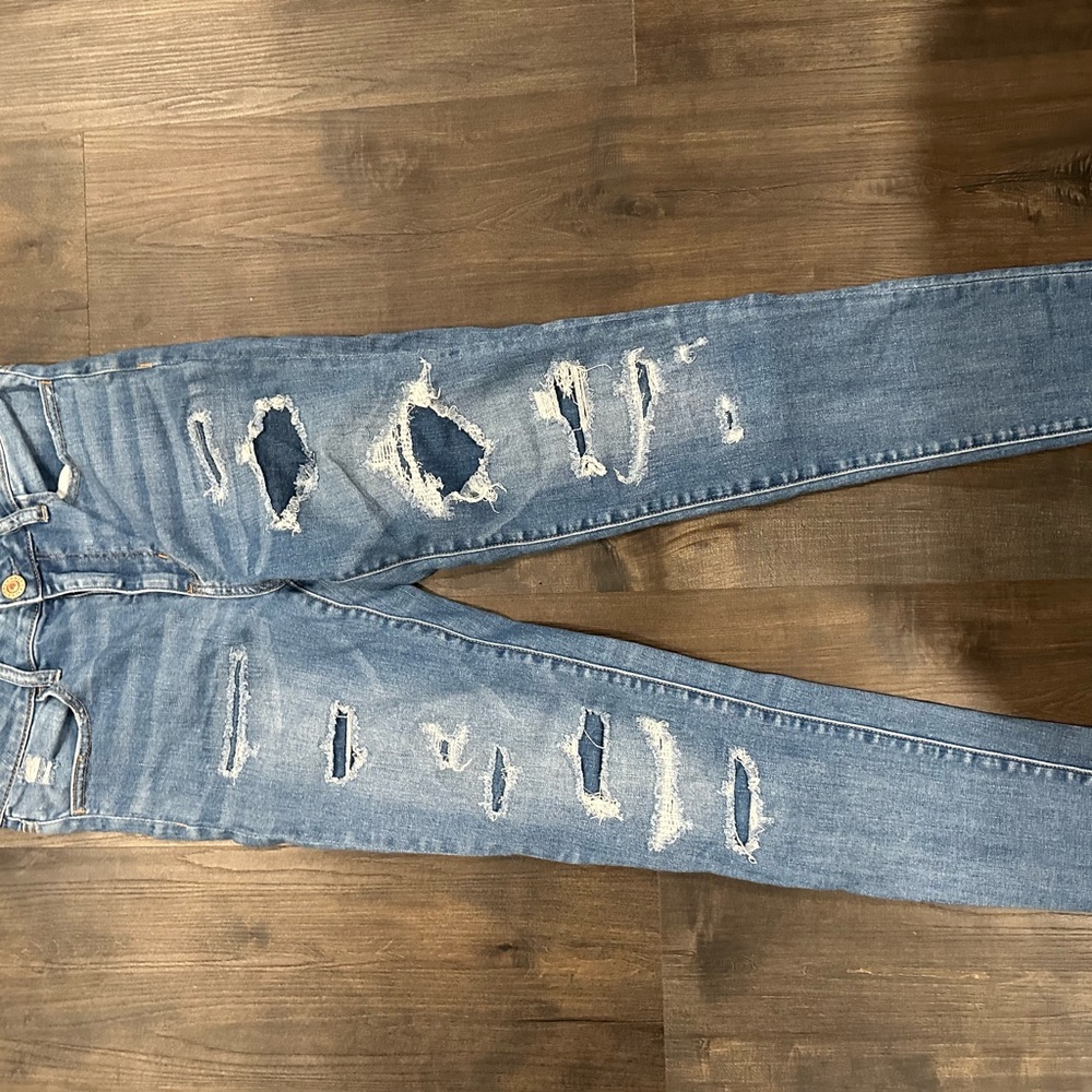 American Eagle Outfitters Light Blue Hi-Rise Jeggings